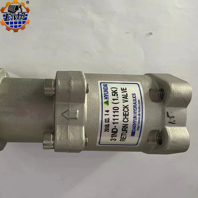 Original 31ND-11110 Hyundai Check Valve Assy Untuk Penggali R500/520