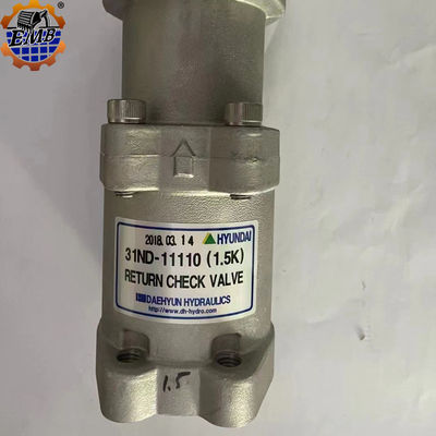 Original 31ND-11110 Hyundai Check Valve Assy Untuk Penggali R500/520